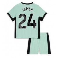 Chelsea Reece James #24 3rd trikot Kinder 2023-24 Kurzarm (+ Kurze Hosen)